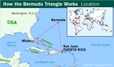 Tam giác quỷ Bermuda là một trong những địa danh bí ẩn nhất thế giới. Hàng chục tàu thuyền, máy bay và cả con người đã biến mất không để lại bất cứ dấu vết nào. Cho đến nay, giới chuyên gia vẫn chưa tìm ra lời giải thích hợp lý về những vụ mất tích trên.